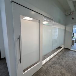 CoolVu of Tacoma - Commercial & Home Window Tint - Film used: CoolVu White Matte for office privacy