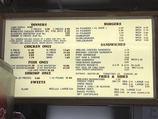 Menu photo 1 Burger Crest Fruitport, MI
