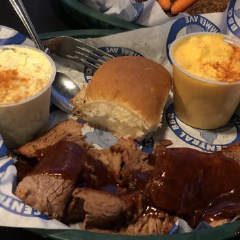 Central BBQ - Brisket Mac and potato salad - Barbeque Near Me - Memphis, Tennessee
