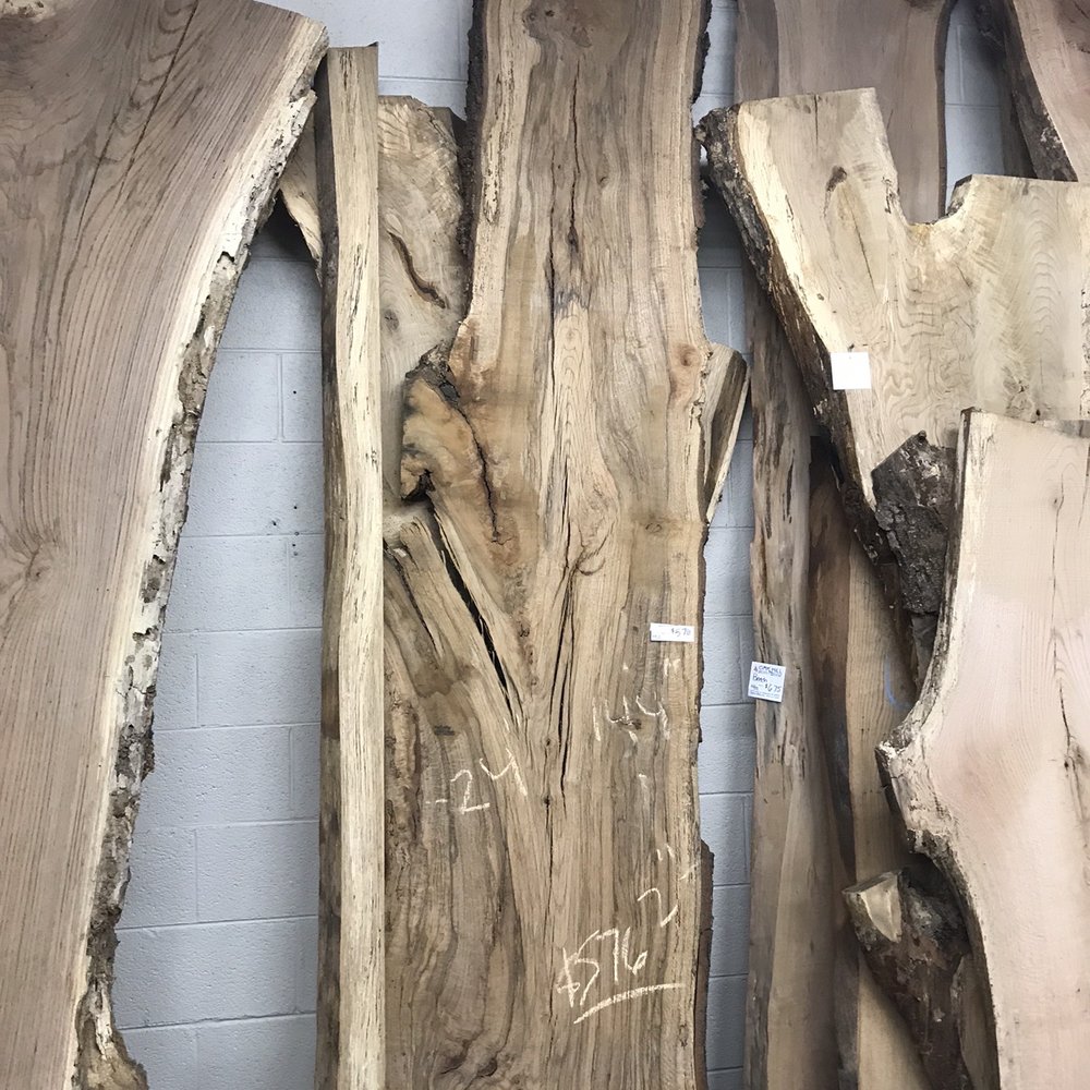 OAK HILL IRON + WOOD - Our unfinished slab before it was made into a gorgeous table - Home Decor Near Me - Morganton, North Carolina OAK HILL IRON + WOOD - Our unfinished slab before it was made into a gorgeous table - Home Decor Near Me - Morganton, North Carolina