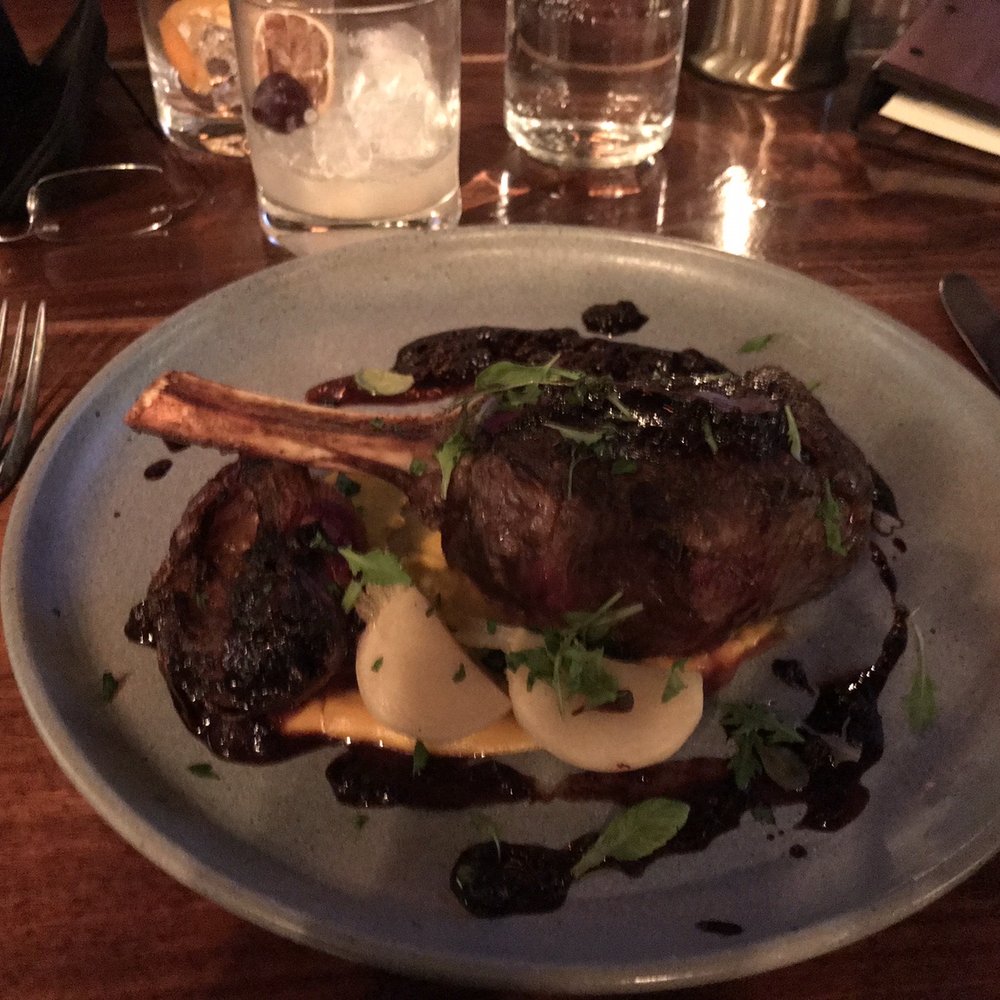 Black Iron Kitchen and Bar - Rocky Mountain Elk chop - Bars Near Me - Telluride, Colorado Black Iron Kitchen and Bar - Rocky Mountain Elk chop - Bars Near Me - Telluride, Colorado