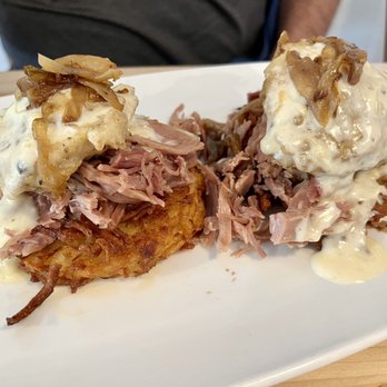 Blue Bear Ellison Bay - BB pork Benedict - New American Near Me - Ellison Bay, Wisconsin Blue Bear Ellison Bay - BB pork Benedict - New American Near Me - Ellison Bay, Wisconsin