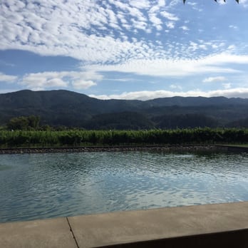 Alpha Omega - Water feature by the outdoor tables - Wineries Near Me - Saint Helena, California Alpha Omega - Water feature by the outdoor tables - Wineries Near Me - Saint Helena, California