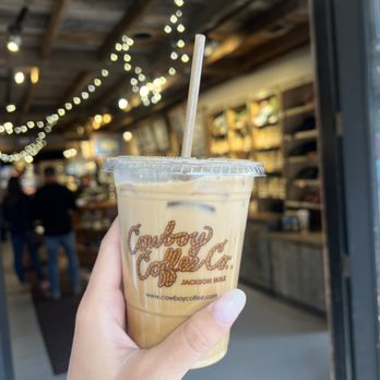 Cowboy Coffee - Oak milk latte - Coffee & Tea Near Me - Jackson, Wyoming