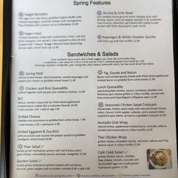 Half Day Cafe - Menu page two 04/26/25 - Breakfast & Brunch Near Me - Mason, Ohio
