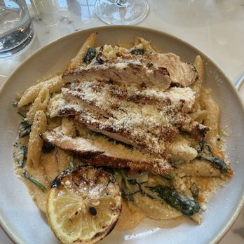 Birdie's Barroom and Kitchen - Creamy Chicken Penne Pasta with Cajun seasoning and blackened chicken. - Cafes Near Me - Raleigh, North Carolina Birdie's Barroom and Kitchen - Creamy Chicken Penne Pasta with Cajun seasoning and blackened chicken. - Cafes Near Me - Raleigh, North Carolina