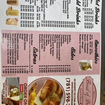 Bread Dreams - Breakfast & Brunch Near Me - Lynn, Massachusetts