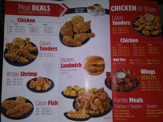 Menu photo 2 Krispy Krunchy Chicken Suisun City, CA Menu photo 2 Krispy Krunchy Chicken Suisun City, CA