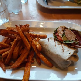 Camden Rotisserie - Chicken Avocado wrap + bacon with sweet potatoes fries - Chicken Wings Near Me - Dublin, D Camden Rotisserie - Chicken Avocado wrap + bacon with sweet potatoes fries - Chicken Wings Near Me - Dublin, D