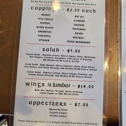 Food menu. Food menu.