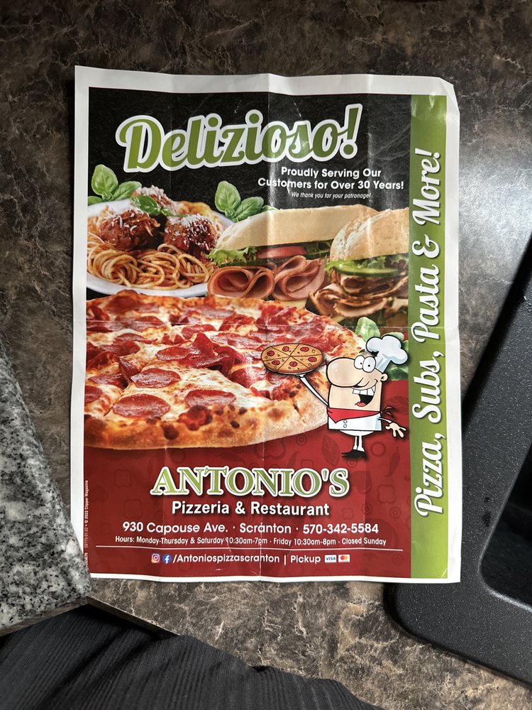 ANTONIO’S PIZZA & RESTAURANT Updated October 2024 14 Reviews 930
