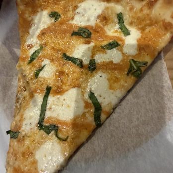 Mangia Bene Big Slice - Vodka Burrata Pizza - Italian Near Me - Cape Coral, Florida