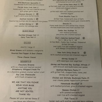 Seven Fish - Menu - Seafood Near Me - Key West, Florida Seven Fish - Menu - Seafood Near Me - Key West, Florida