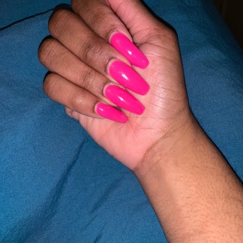 Nails 4 You - Set after a week and some change - Nail Salons Near Me - Laurel, Maryland