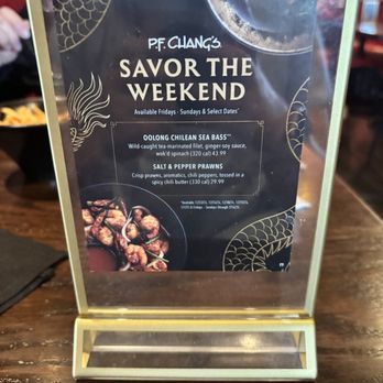 P.F. Chang's - Weekend menu - Chinese Near Me - Orlando, Florida