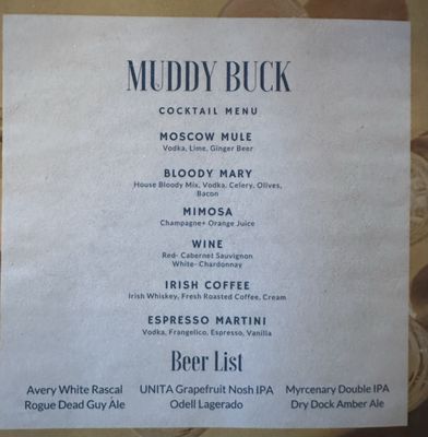 Menu photo 4 Muddy Buck Coffee House Evergreen, CO Menu photo 4 Muddy Buck Coffee House Evergreen, CO