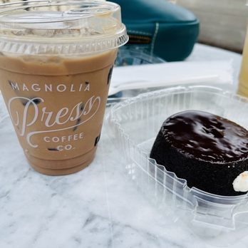 Magnolia Press - Iced mocha, magnolia press chocolate cake - Coffee & Tea Near Me - Waco, Texas Magnolia Press - Iced mocha, magnolia press chocolate cake - Coffee & Tea Near Me - Waco, Texas