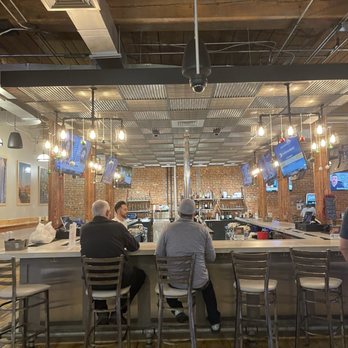 Clouds Brewing - Main bar inside - New American Near Me - Durham, North Carolina