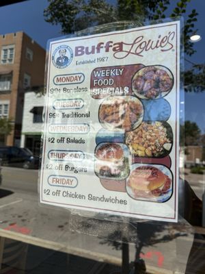 Menu photo 1 BuffaLouie's Carmel, IN