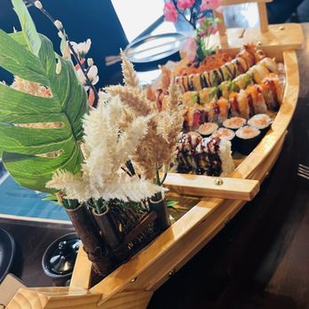 Okome - Boat load of sushi - Japanese Near Me - Raleigh, North Carolina