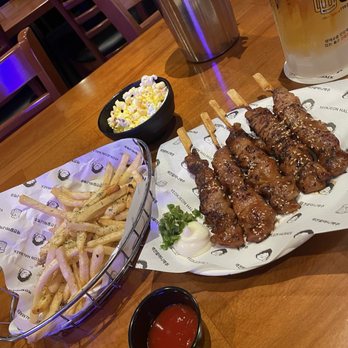 Yeokjeon Halmaek - chicken skewers & regular fries with popcorn - Korean Near Me - Fullerton, California Yeokjeon Halmaek - chicken skewers & regular fries with popcorn - Korean Near Me - Fullerton, California