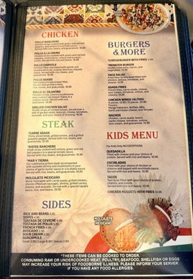 Menu photo 5 La Perla Tapatia Royal City, WA