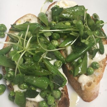 High Treason - Toast with burrata and English peas (10/10!) - Wine Bars Near Me - San Francisco, California High Treason - Toast with burrata and English peas (10/10!) - Wine Bars Near Me - San Francisco, California