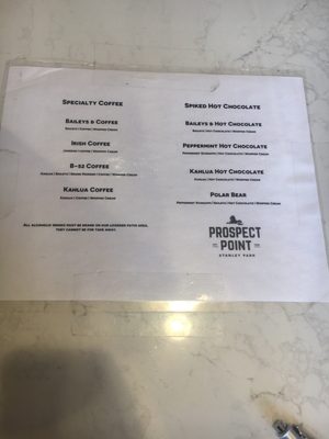 Menu photo 3 Prospect Point Vancouver, BC