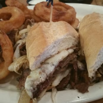The Beach - Prime rib sandwich is huge. Get the O rings. - American Near Me - Riverside, California The Beach - Prime rib sandwich is huge. Get the O rings. - American Near Me - Riverside, California