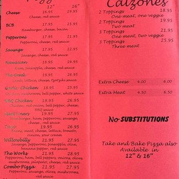 CC’s Skyfire Kitchen - Menu - Pizza Near Me - Willow, Alaska