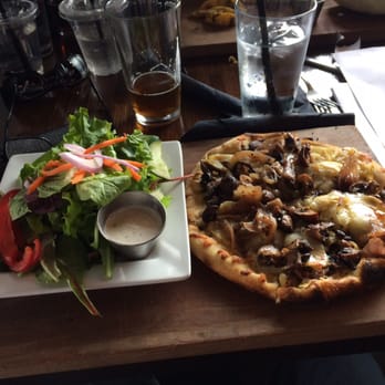 The Boiler Room - The salad and half pizza, awesome! - Pizza Near Me - Spokane, Washington