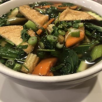 Pho Mai Tai - Tofu pho with beef broth - Vietnamese Near Me - Houston, Texas