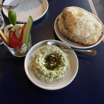 Andros Taverna - Spicy feta with pitas - Greek Near Me - Chicago, Illinois Andros Taverna - Spicy feta with pitas - Greek Near Me - Chicago, Illinois