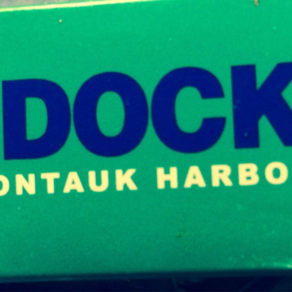 The Dock - Matchbook front 6.9.14 - Seafood Near Me - Montauk, New York