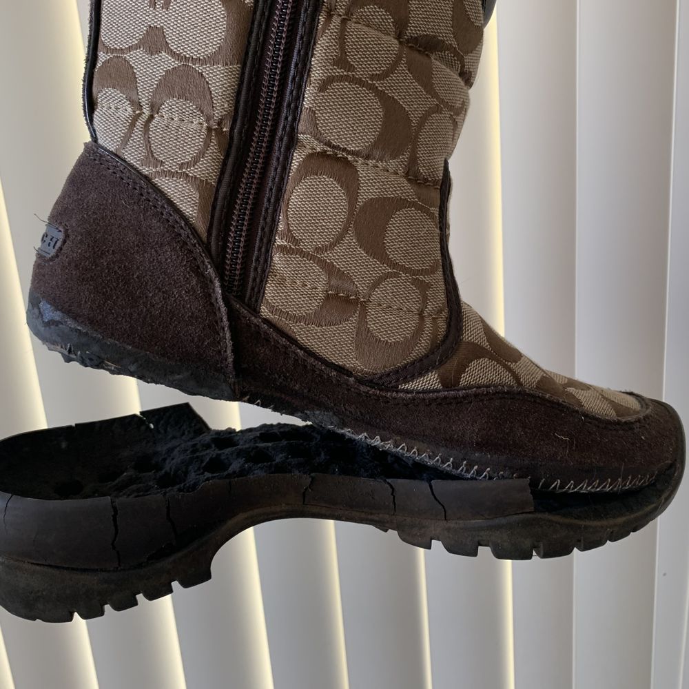 Shoe Rescue Saving Soles - Coach Sonya - before - Shoe Repair Near Me - Miami, Florida Shoe Rescue Saving Soles - Coach Sonya - before - Shoe Repair Near Me - Miami, Florida