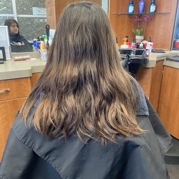 Bertha Ricart - Before and after of a Brazilian blowout - Hair Stylists Near Me - Corona, California Bertha Ricart - Before and after of a Brazilian blowout - Hair Stylists Near Me - Corona, California