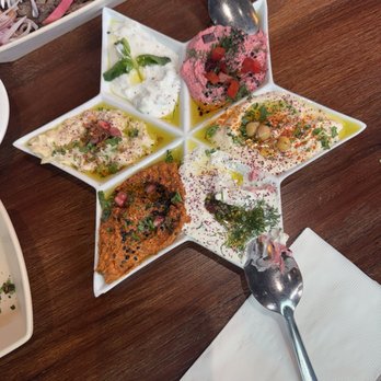 Mazra - Falafel Mezza Sampler - Mediterranean Near Me - San Bruno, California