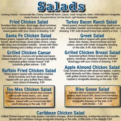 The Blue Goose Sports Café - Salads