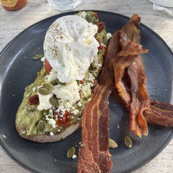 Threefold Cafe - I'd I'd Rather Be In Europe and a side of bacon - Breakfast & Brunch Near Me - Coral Gables, Florida Threefold Cafe - I'd I'd Rather Be In Europe and a side of bacon - Breakfast & Brunch Near Me - Coral Gables, Florida