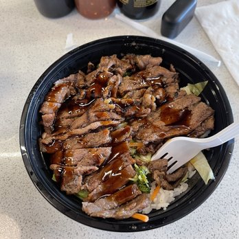 Happy Teriyaki - Beef bowl for $9.99 as of 03/14/2022 - Asian Fusion Near Me - Pleasant Grove, Utah Happy Teriyaki - Beef bowl for $9.99 as of 03/14/2022 - Asian Fusion Near Me - Pleasant Grove, Utah