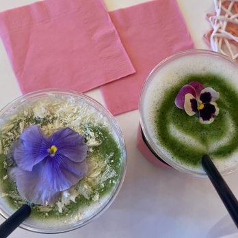 Our Matcha Place - Basic B and White Chocolate Matcha Latte - Coffee & Tea Near Me - Temecula, California