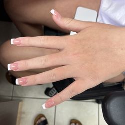 Aikahi Hair Salon - Acrylic set, French tips