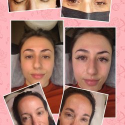 Cara Lash Studio - Guilford - Before  and after~