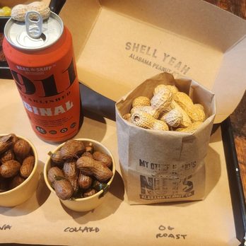 Alabama Peanut Co - 3 sampler peanuts with a local cider - Specialty Food Near Me - Birmingham, Alabama