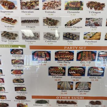 Ninja Sushi - Menu 7/7/20 - Japanese Near Me - Kaneohe, Hawaii