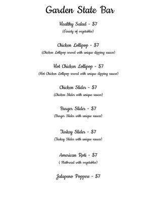Menu photo 4 Garden State Bar Milltown, NJ