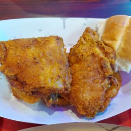 2 Piece Whiting Fish with Fries, and One Roll