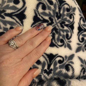 BJ's Happy Nail Spa - Love my pink ombré nails. - Nail Salons Near Me - Merced, California