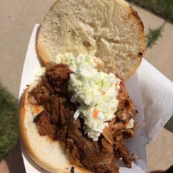 Love Food Truck Company - Slow smoked BBQ pulled pork with slaw topping