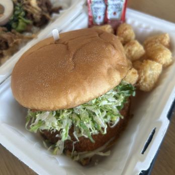 Bopomofo Cafe - Honey walnut shrimp burger - Sandwiches Near Me - San Diego, California